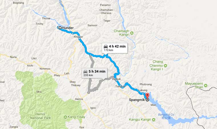 How to Reach Spangmik From Hunder Photo How to Reach Spangmik From Hunder